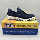 Skechers Glide Step Sneakers Women s 9 Blue Lightweight Navy Walking 104547