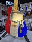 Fender Buck Owens Telecaster - Red  Silver  And Blue   Free Plek   Setup  244