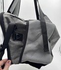 Mancro Pet Carrier Bike Front Basket Backpack Reflective Mesh Travel Bag Gray