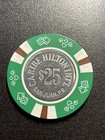  25 Caribe Hilton San Juan Puerto Rico Casino Chip Chc-25g    very Rare   