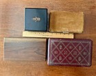 Lot Of 4 Vintage Jewelry Boxes   Storage Containers