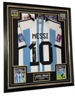 Lionel Messi  Signed Adidas Qatar World Cup Jersey Framed Beckett