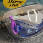 Speedo Boomerang Adult Swim Goggles Whimsical Blue Clear Anti Fog Uv