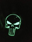 Thin Green Line Punisher 2x3  Inch Us Flag Pvc Morale Patch