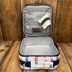 Pottery Barn Teen Gear-up Classic Lunch Box Metallic Gold Multi Color Rain Drops
