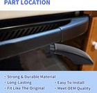 2pcs Wb07x10034 For Ge Range Oven Door Handle Black End Cap
