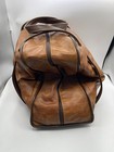 Vintage Singer Sewing Machine Travel Vinyl Carry Case Storage Bag Faux Leather