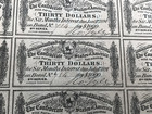 1864 Civil War  1000 Confederate Loan Bond Certificate With 59 Coupons