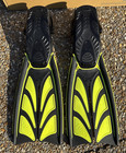 Tusa Hyflex Zoom Flash Yellow Scuba Fins Size L-xl  usa 10-14  Snorkeling