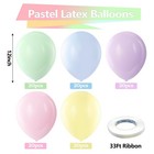 Pastel Balloons Latex Party Balloons  100 Pack 12 Inch Round Helium Multicolo   
