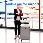 2-in-1 Adjustable Luggage Strap Travel Belt Suitcase Handle Wrap For Carry On