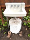 Vintage Sink Chrome Legs Towel Bars