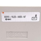 Smc Ss5y3-10l23-04ds-n7 Manifold  4-station    1 4in One-touch  Direct Mount