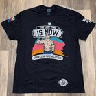 Wwe Authentic John Cena San Antonio Texas Spurs Shirt Farewell Tour - Medium