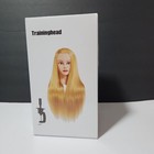 New 100  Human Real Hair Mannequin Head W Clamp Hairdressers Practice Training 