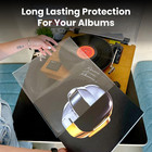 100 Vinyl Record Outer Sleeves 12 75x12 75 Clear 3 Mil Lp Album Covers