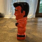 Elvis Tiki Mug Red Black Blue Hawaii Ukele Cocktail Bar 