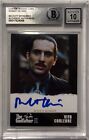 Robert De Niro Signed The Godfather Custom Trading Card Beckett Witness Auto 10