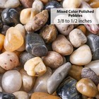 Domestar River Rocks For Landscaping  2lb Decorative Ornamental Pebbles Multi