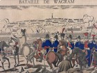Napoleon   s Battle Of Vagram Matted Framed Antique 19th Century France Art Print
