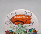 Rare Vintage 1990s Nickelodeon Blimp Slime House Round Metal Pinback Pin Button