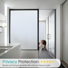 Window Privacy Film Frosted Glass Static Clings  Decorative Bathroom Door Pri   