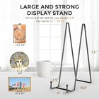 12  Large Metal Plate Stands - 4 Pack Display Easels For Photos  Art  Plaques  P