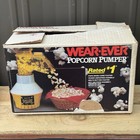 Popcorn Pumper Wearever 80s Hot Air Popper Butter Dish box manual Vintage