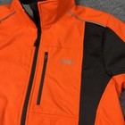 Arsuxeo Jacket Mens Large Orange Black Cycling Reflective Thermal