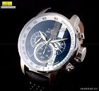 New Invicta Men 48mm S1 Rally Blue   White Dial Stainless St  Chronograph Watch