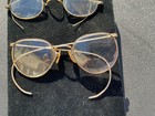 2 Pair Of Antique Wire Rim Glasses   1 Marked 12gf 