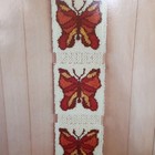 Vintage Rainbow Latch Hook Kit Style 25 Dimensional Butterfly Pull 10x40 Retro