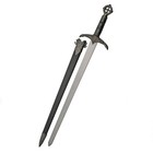 Medieval Sword 33  - Stainless Steel Blade  Pewter Handle   Scabbard - Viking Co