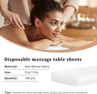 Disposable Bed Sheets 100 Pcs 31 x 71  Massage Table Cover Non Woven Fabric Spa