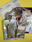 Ephemera Lot Vintage Tags Labels Sticker Kit Scrapbooking Junk Journal