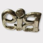 Vintage Pewter Hand Cast Paperweight Tamara Hensick Designs Phrase Big Signed