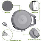 49ft Retractable Clothesline Outdoor Dryer Clothes Washing Line Hanging Rope