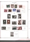 Collection  Bulgaria Part B Scott Album Pages  1952 1962  Cat  132  Mint   Used