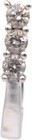 14k White Gold Jewelry 0 50ct Round Cut Diamond Huggie Earrings