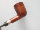 Antique   Vintage    Claridge   Sterling Silver Band Tobacco Smoking Pipe