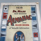 1936 Dr  Miles Weather Medicine  Booklet Homestead Gas Station Advertisement