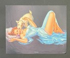 Vintage Pearl Frush 7 5x9 5 Pin-up Print Playmates - 1940s Glamour Art