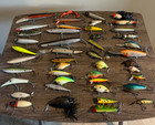 Vintage Lot Of 45 Fishing Lures Crankbaits Cordell Heddon Rapala Bagley Unmarked