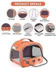  Guinea Pig Carrier Bag  Portable Small Animal Carrier Pouch For Hamster Orange