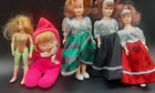 Random Lot  Mixed Doll Need Cleaned A Bit Fun World Vintage As Is