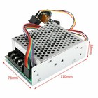 Dc 10-55v Max 60a Pwm Motor Speed Controller Cw Ccw Reversible 12v 24v 36v