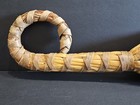 Beautiful Antique Vintage Primitive Hearth Broom With  Curved Handle 21  Rare