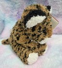 Vintage Russ Berrie Lynx Small Super Soft Plush Tiger Cat Toy New W Tags 