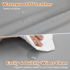 Vegan Leather Baby Changing Pad  Waterproof   Wipeable Soft Diaper Changing Mat