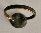 Rare   Wearable Ancient Roman Bronze Ring Depicting Animal 200-400 Ad
